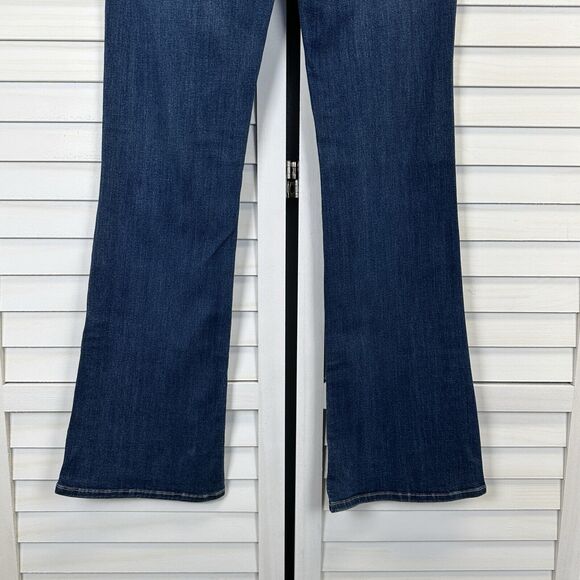 New Stitch Fix Just Black Ariana Distressed Bootcut Jean Medium Wash Size 28 Pet - Picture 6 of 9